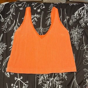 Orange tank top